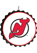 New Jersey Devils Bottle Cap Dangler Sign