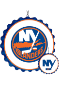 New York Islanders Bottle Cap Dangler Sign