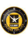 Army Soldier for Life Modern Disc Wall Clock