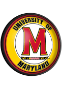 Maryland Terrapins Round Slimline Lighted Sign