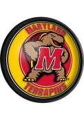 Maryland Terrapins Mascot Round Slimline Lighted Sign
