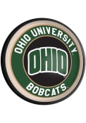 Ohio Bobcats State-themed Round Slimline Lighted Sign