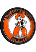Oklahoma State Cowboys Pistol Pete Round Slimline Lighted Sign