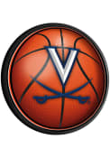 Virginia Cavaliers Basketball Round Slimline Lighted Sign