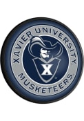 Xavier Musketeers Mascot Round Slimline Lighted Sign