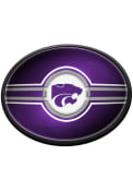 K-State Wildcats Oval Slimline Lighted Sign