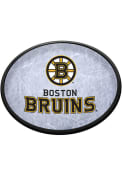 Boston Bruins Ice Rink Oval Slimline Lighted Sign