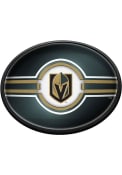 Vegas Golden Knights Oval Slimline Lighted Sign