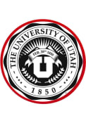 Utah Utes Seal Modern Disc Sign