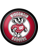 Wisconsin Badgers Mascot Modern Disc Sign