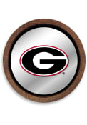Georgia Bulldogs Faux Barrel Top Mirrored Sign