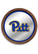 Pitt Panthers Faux Barrel Top Mirrored Sign