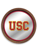 USC Trojans Faux Barrel Top Mirrored Sign