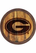 Georgia Bulldogs Branded Faux Barrel Top Sign