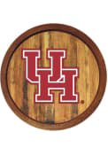 Houston Cougars Faux Barrel Top Sign