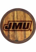 James Madison Dukes Branded Faux Barrel Top Sign