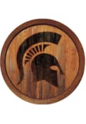 Michigan State Spartans Branded Faux Barrel Top Sign