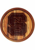 NC State Wolfpack Branded Faux Barrel Top Sign