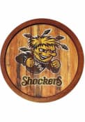 Wichita State Shockers Weathered Faux Barrel Top Sign