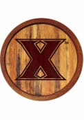 Xavier Musketeers Branded Faux Barrel Top Sign