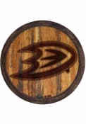 Anaheim Ducks Branded Faux Barrel Top Sign