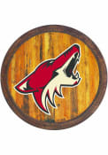 Arizona Coyotes Faux Barrel Top Sign
