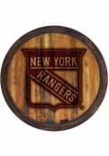 New York Rangers Branded Faux Barrel Top Sign