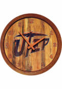 UTEP Miners Weathered Faux Barrel Top Wall Clock