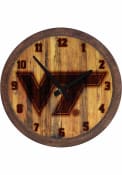 Virginia Tech Hokies Branded Faux Barrel Top Wall Clock