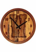 Wyoming Cowboys Branded Faux Barrel Top Wall Clock
