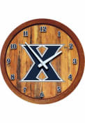 Xavier Musketeers Faux Barrel Top Wall Clock