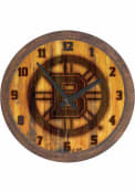 Boston Bruins Branded Faux Barrel Top Wall Clock