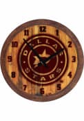 Dallas Stars Branded Faux Barrel Top Wall Clock