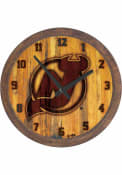 New Jersey Devils Branded Faux Barrel Top Wall Clock