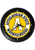 Appalachian State Mountaineers Ribbed Frame Wall Clock
