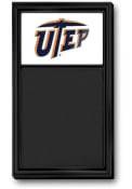 UTEP Miners Chalk Noteboard Sign