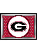Georgia Bulldogs Team Spirit Framed Mirrored Wall Sign