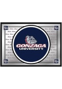 Gonzaga Bulldogs Team Spirit Framed Mirrored Wall Sign