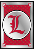 Louisville Cardinals Letter Team Spirit Mirrored Wall Sign