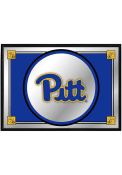 Pitt Panthers Team Spirit Framed Mirrored Wall Sign