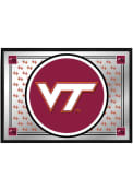 Virginia Tech Hokies Team Spirit Framed Mirrored Wall Sign