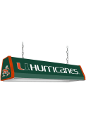 Miami Hurricanes Standard Light Pool Table
