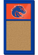 Boise State Broncos Cork Noteboard Sign