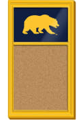 Cal Golden Bears Logo Cork Noteboard Sign