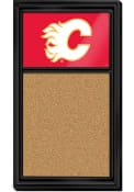 Calgary Flames Cork Noteboard Sign