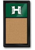 Hawaii Warriors Cork Noteboard Sign