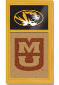 Missouri Tigers Dual Logo Cork Noteboard Sign
