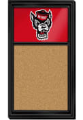 NC State Wolfpack Tuffy Cork Noteboard Sign