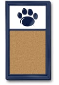 Penn State Nittany Lions Paw Cork Noteboard Sign