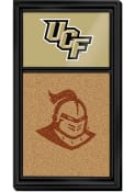 UCF Knights Dual Logo Cork Noteboard Sign